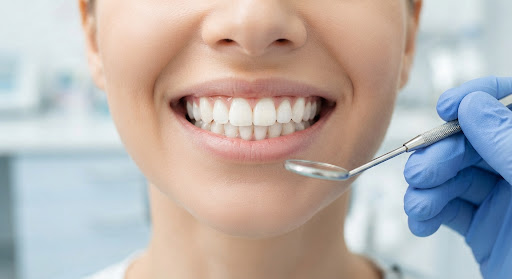 Healthy white smile