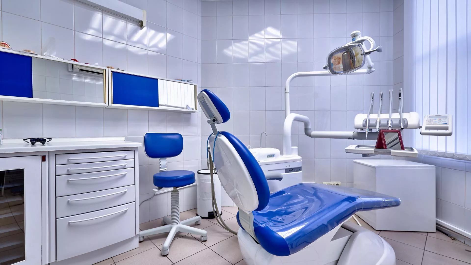 Modern dental clinic consultation room