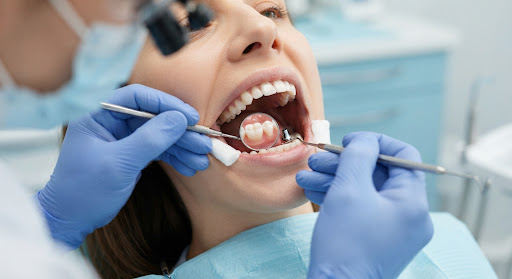 Modern dental implants and crown