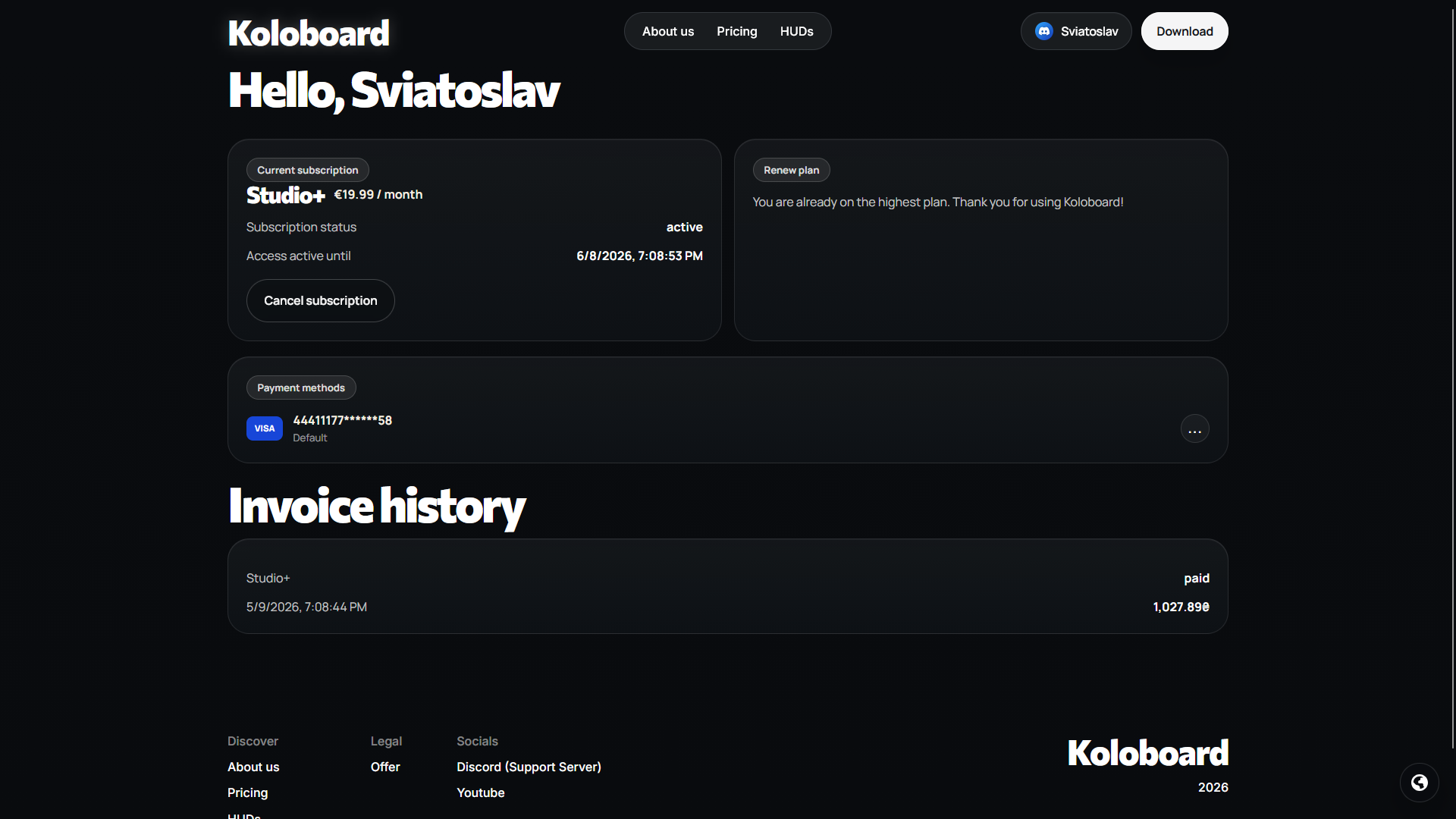 Koloboard screenshot 4
