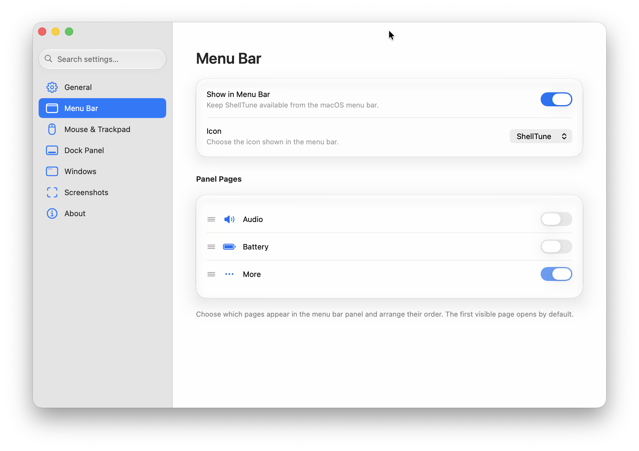 ShellTune (macOS) screenshot 1